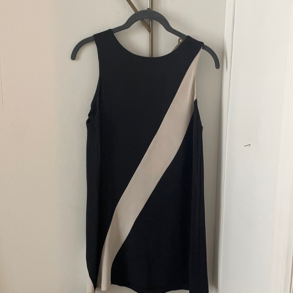ALICE + OLIVIA black sleeveless mini dress